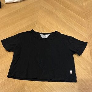 Black Girls Short Sleeve Crop Tee